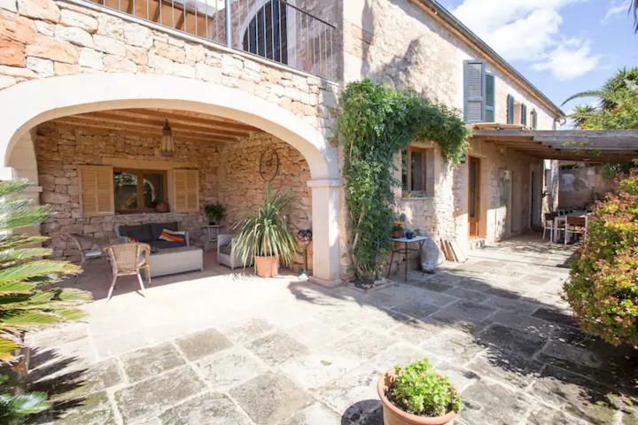 Lujosa Casa Mallorquina Restaurada Ses Salines  Eksteriør billede